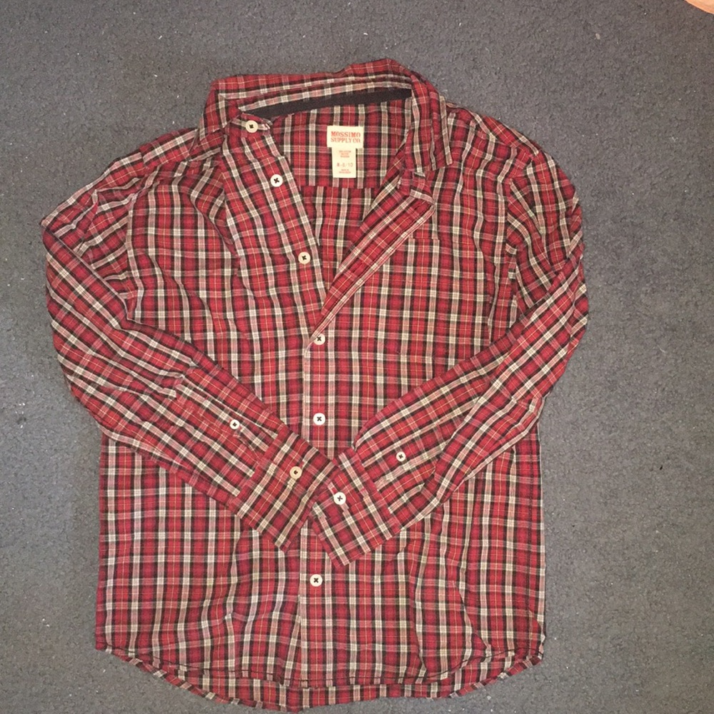 Plaid Button Down Top